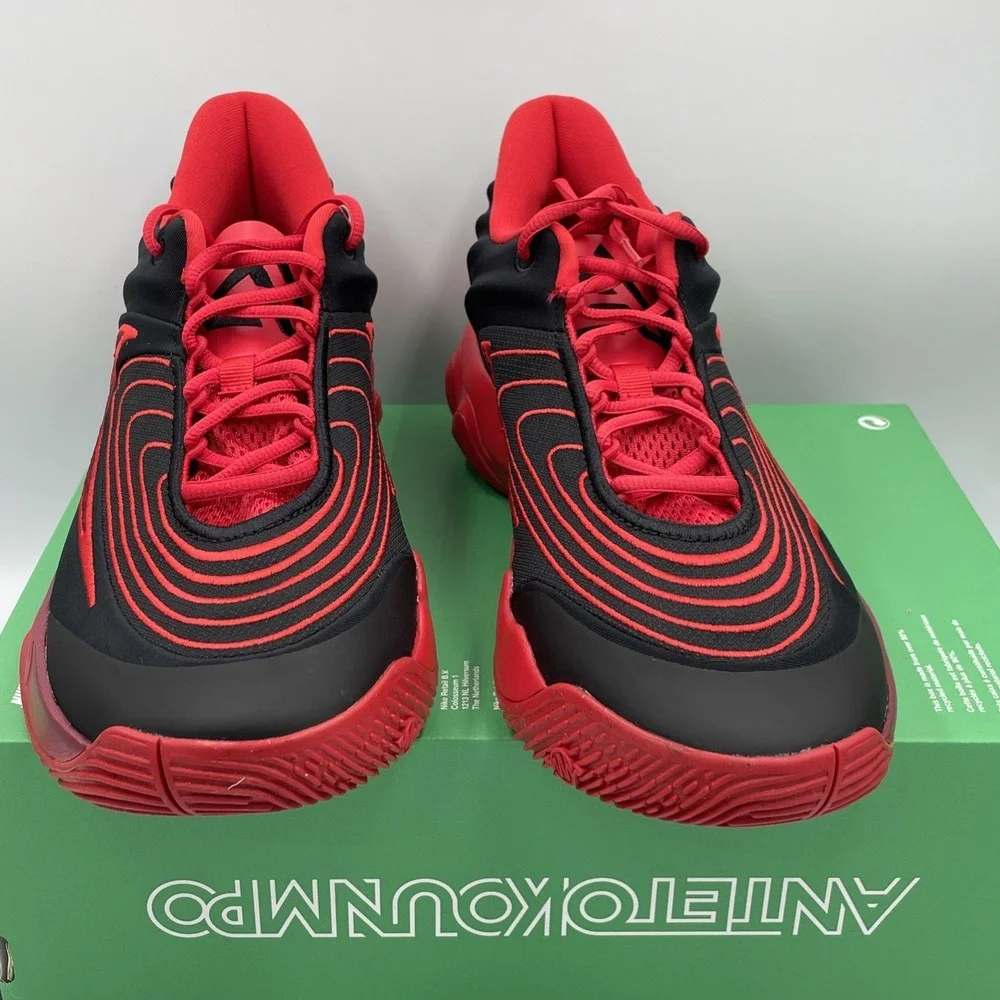 Nike Giannis‎ Immortality 4 Black / Red Mens 10.5 Basketball Sneakers FQ3680-004